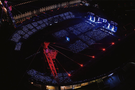又一舞台奇迹！星空游戏LED锥形屏燃爆2024张韶涵巡演现场 